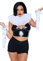 Deluxe Ruffle Neck Piece and Wrist Cuffs